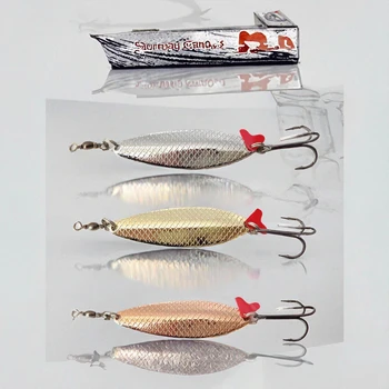 MISTER LURE 40g Artificial Melon Sinking Spinner Metal Sequins Bait Trout Spoon Fishing Lure for River Lake & Stream – Metal Jig – view 4