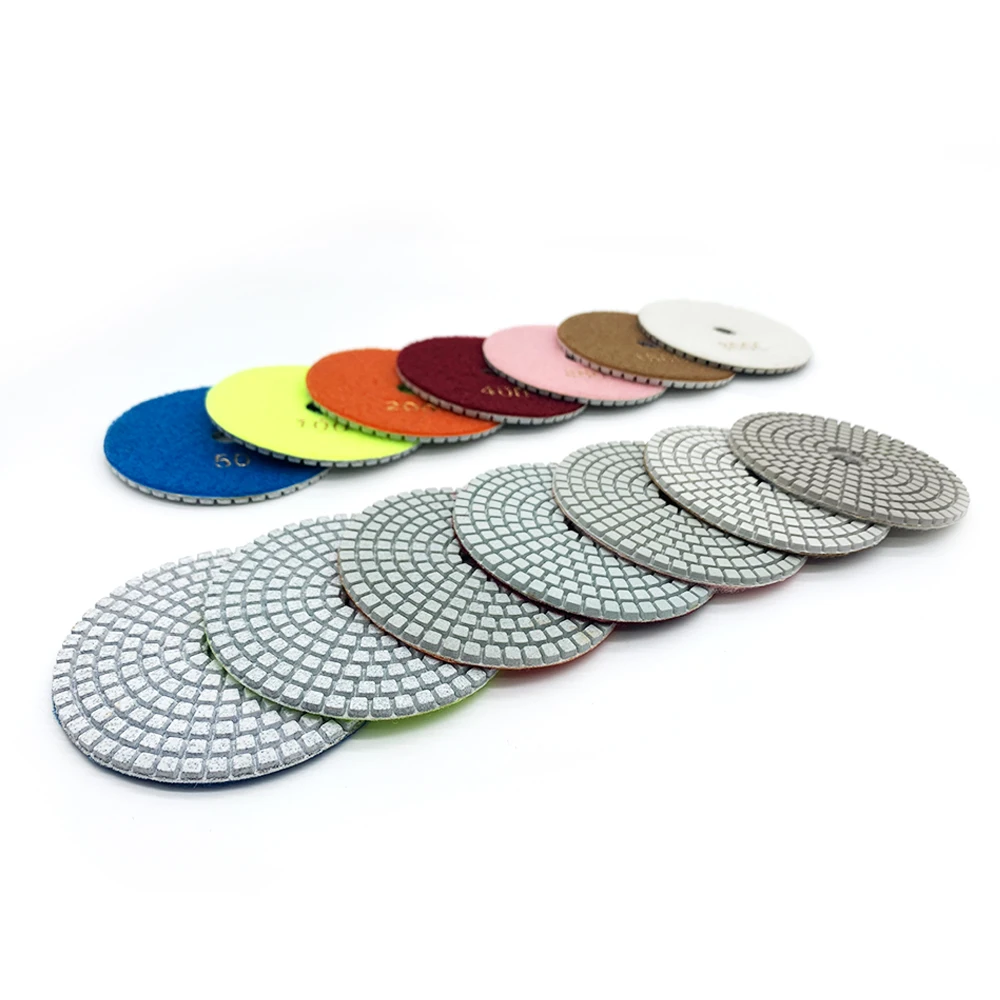 Ceramic Polishing Pads Diamond Hand Polishing Pads For Stone Granite