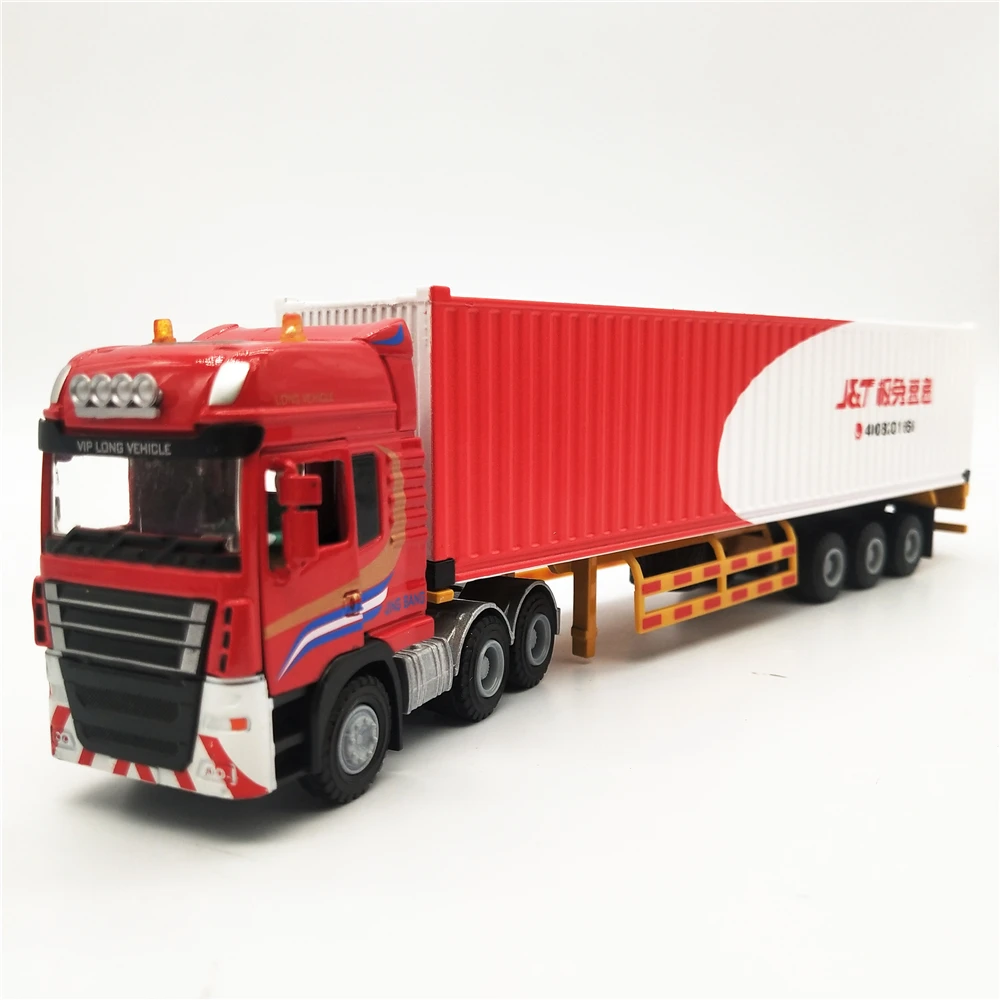 28cm Cowan Logistics container truck model gifts 1:50 Truck model O.A.S ship model