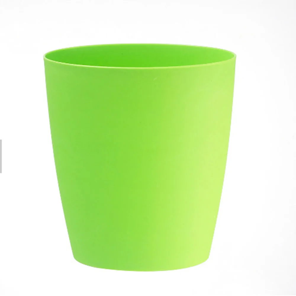 Cross Border High Quality Plastic Simple Colorful Garbage Bin Household Storage Trash Cans