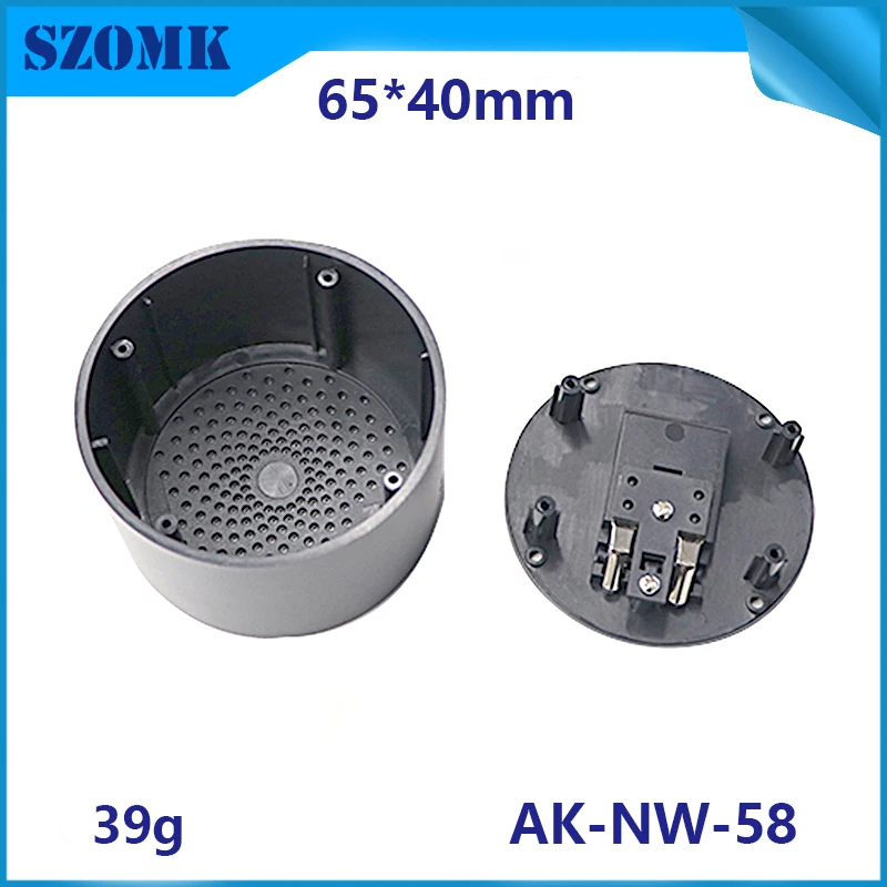 IOT Smart Home Plastic Enclosures Szomk ABS Speaker Plastic Enclosures