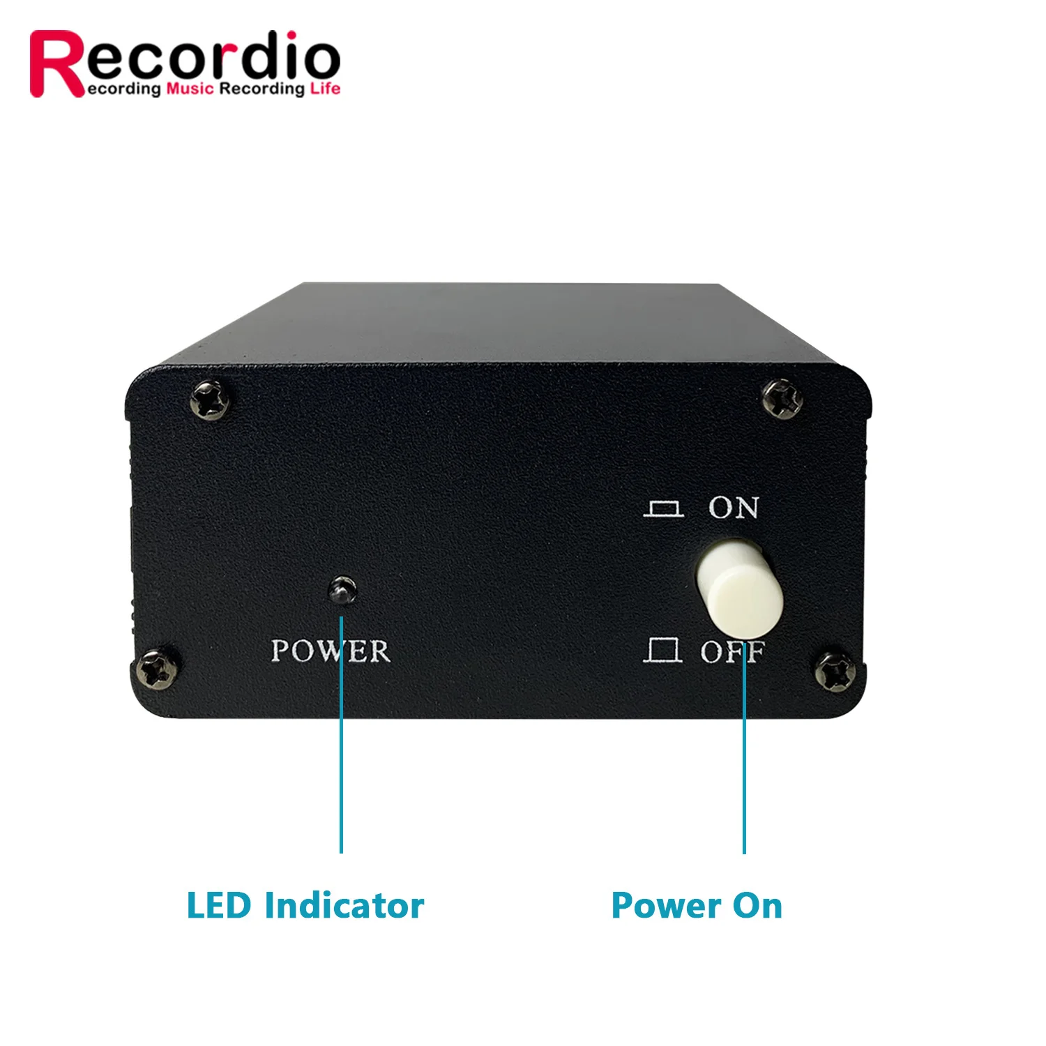 Alimentation Fantôme Compacte 2 Canaux 48V Diheohg - Pour Microphones à Condensateur