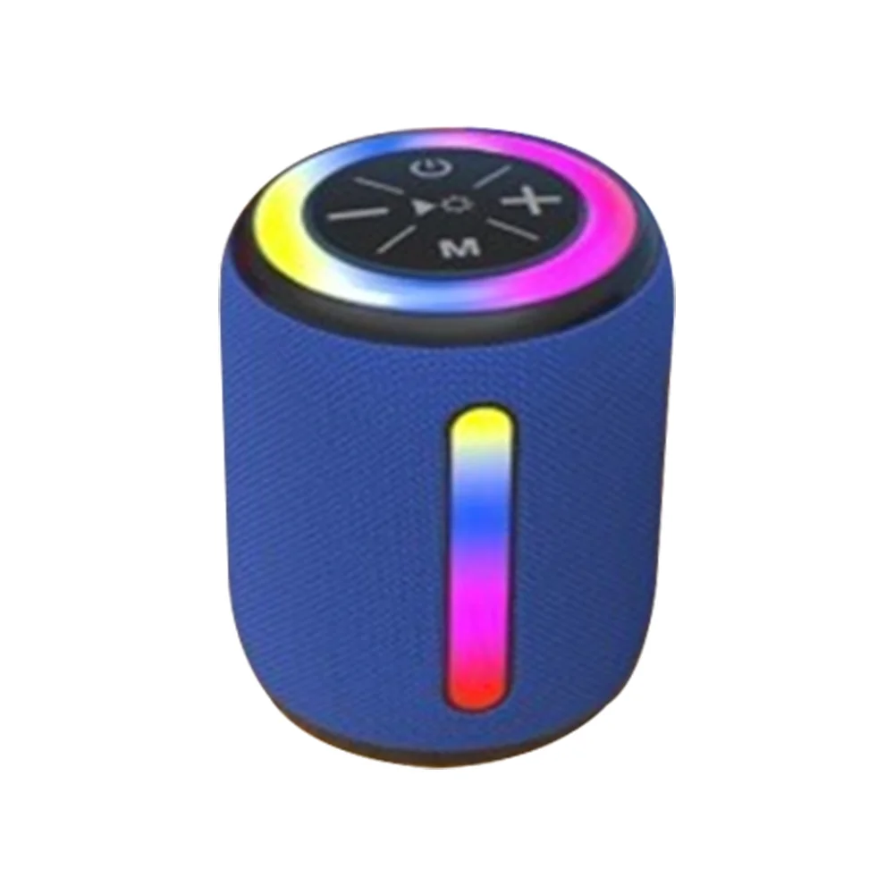 Hot selling Fabric RGB light BT Wireless Speaker Portable Lanyard Handfree BT Speaker