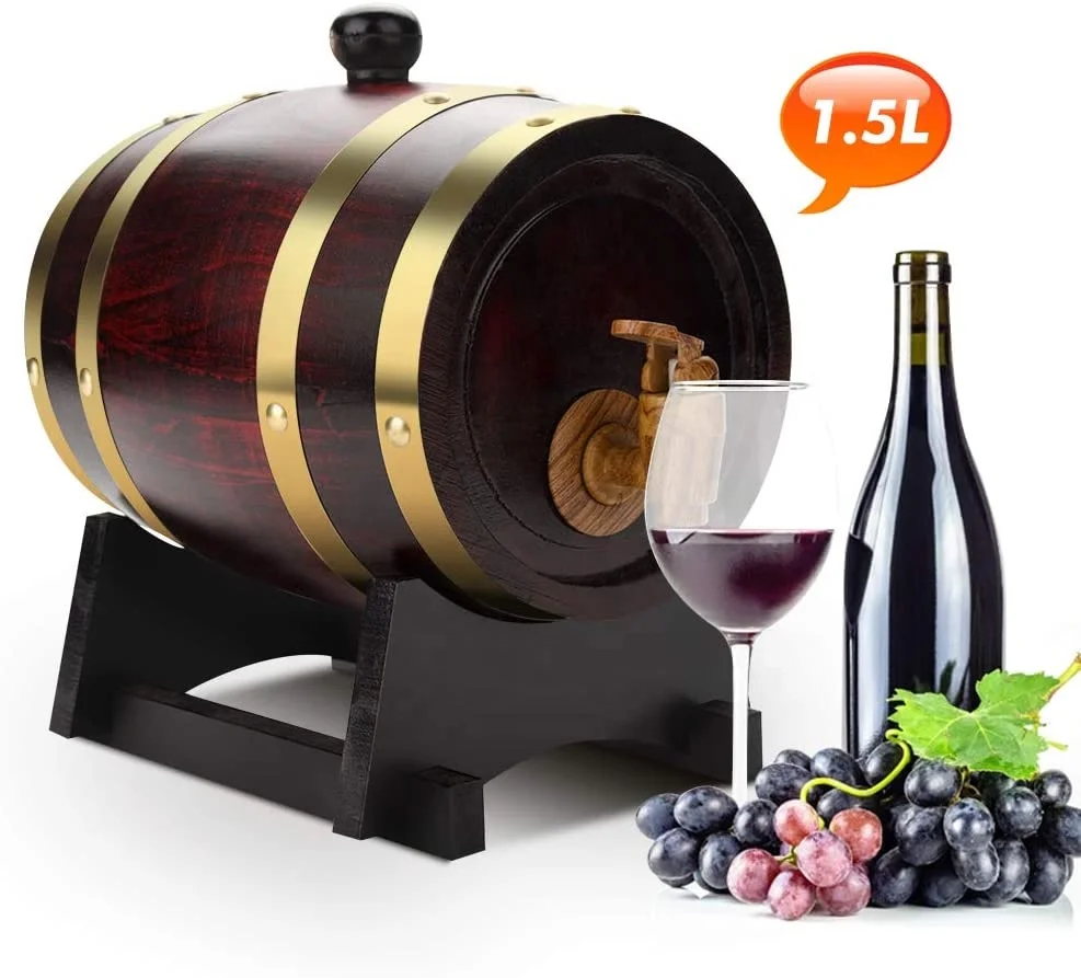 Estante Dispensador De Vino Y Whisky Personalizado Mueble De Madera Buy Barril De Roble