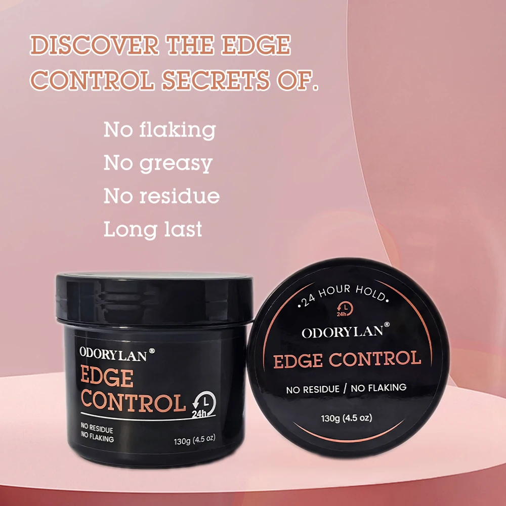 Customized Non Greasy Smooth Edge Booster Edge Control Style Factor Whole Sale Hair Styling