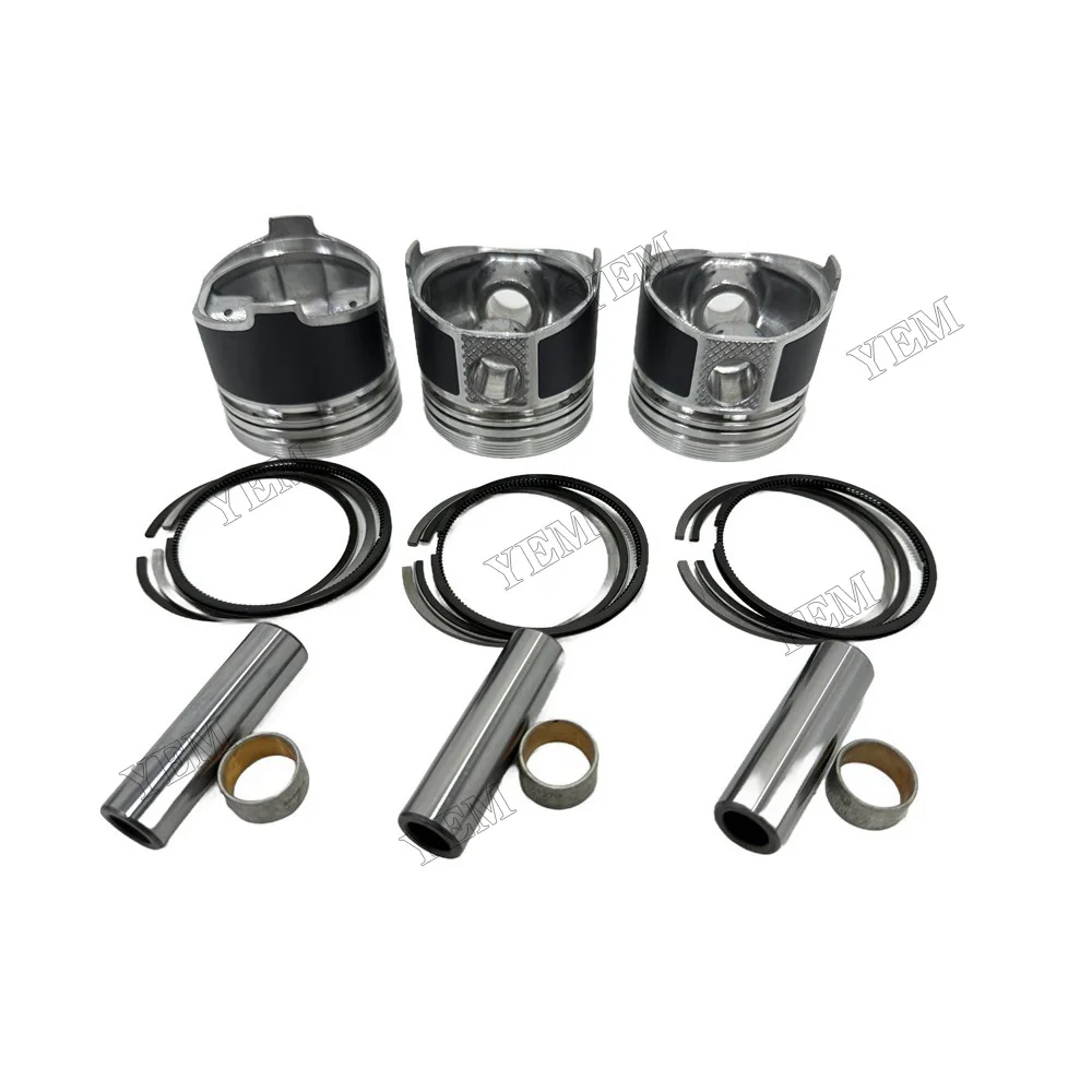 Cylinder Piston Kit With Ring Suitable for Mitsubishi L3C Engine Repair Kit 2