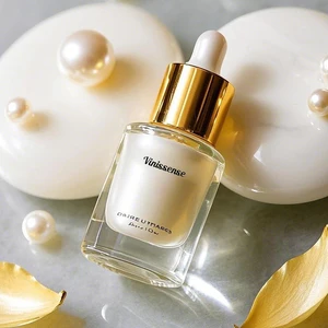 Organic Shea Butter Vitamin E Turmeric & C Infused Body Lotion Enhanced Whitening & Moisturising Cream with Pearl OEM Skin Care