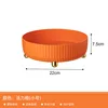 Round-footed, raised, oil-resistant orange color [Small]