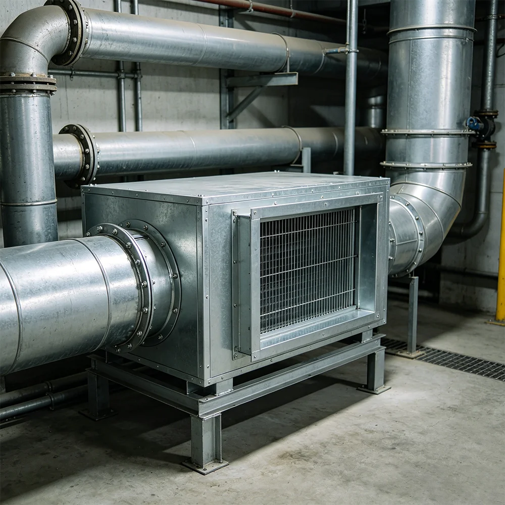 Steel Flexible Suction Fan, HVAC, Galvanized Steel - detail 6