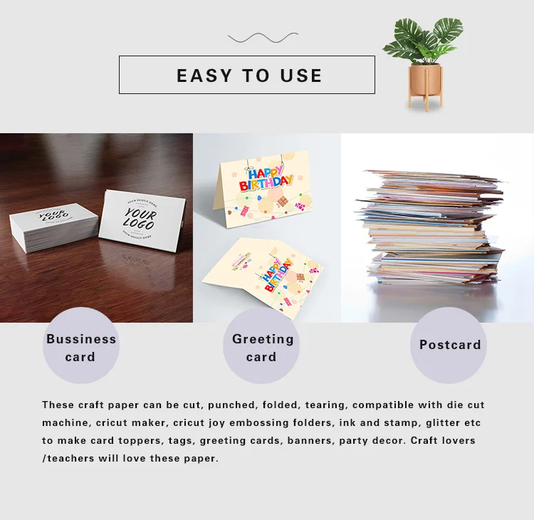 Custom Printing Cardstock Cards - Colorful & Versatile