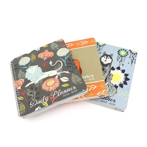 Customized Hardcover Logo Notebook Spiral Paper Notebook for Gift Promotion Multi Color Custom Paper Material Notepad 100 Sheets