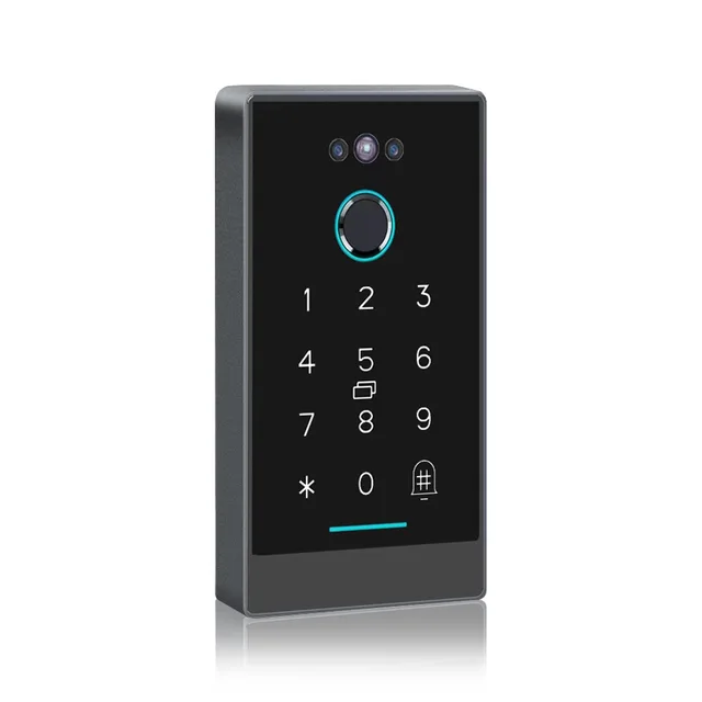 smartphone control remote control card fingerprint bluetooth smart door lock biometric Access Control products with ttlock app