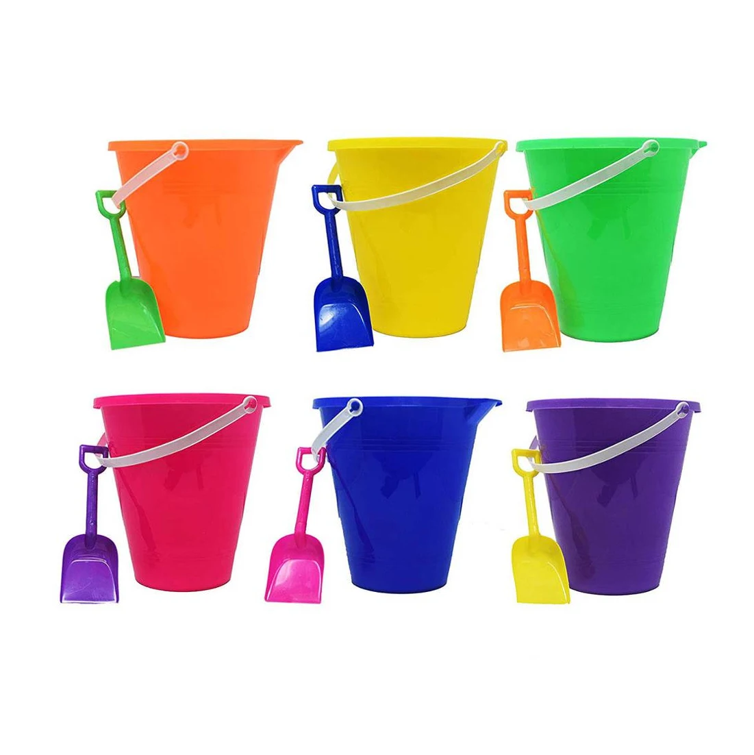 Summer Party Favors Plastic Beach Sand Pails And Shovels Beach Toys