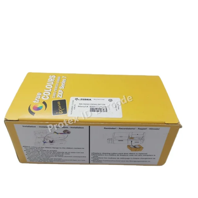 Zebra ZXP7 Card Printer Ribbon - 2500 Black Monochrome Prints