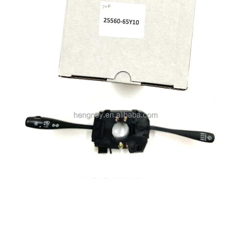 Hengney 25560-65Y10 Headlight Turn Signal Switch for Nissan