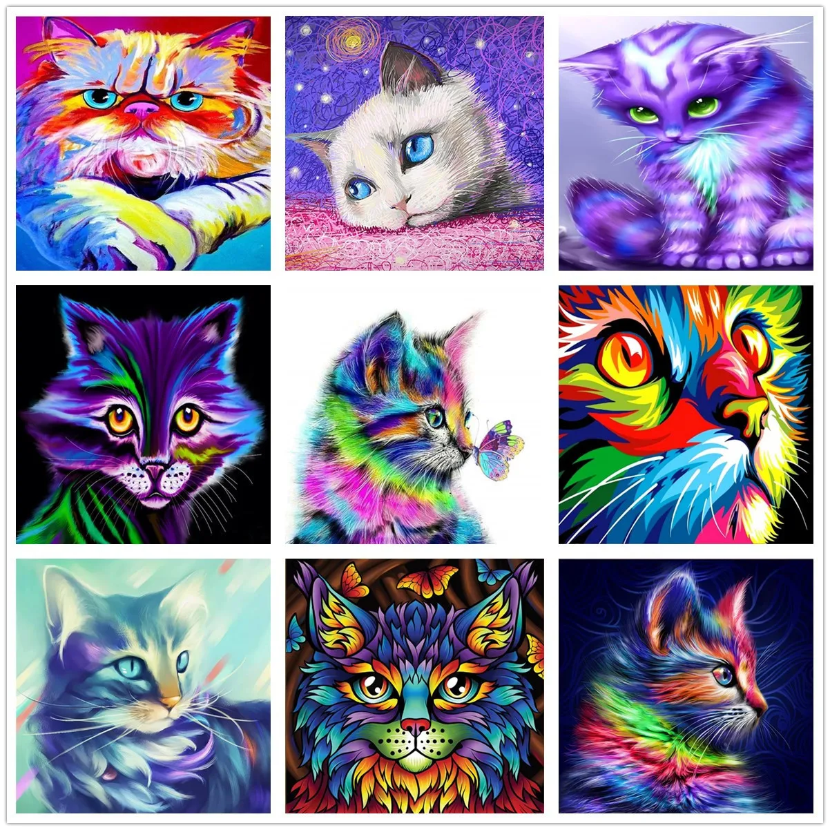 2024 New Paint by Numbers for Adults and Kids on Canvas Without Frame Good Quality