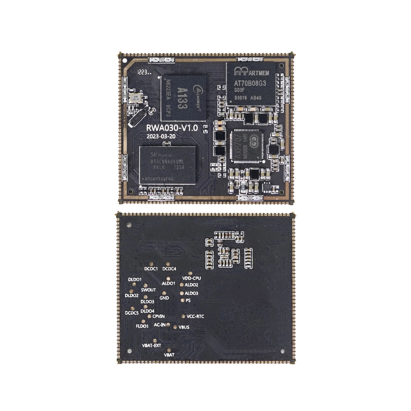 Allwinner A133 Quad Core Development Board, 1GB RAM, 8GB ROM