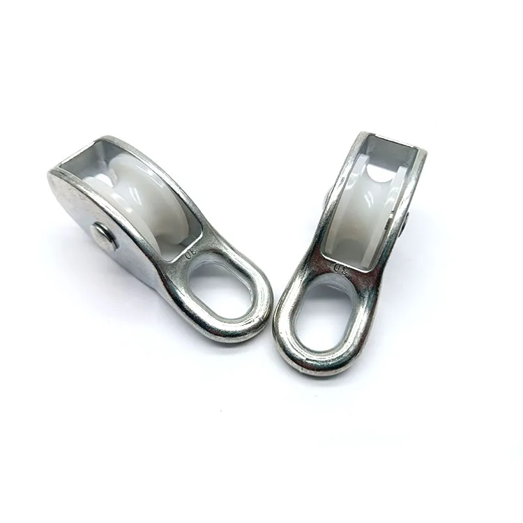BT-502 Factory Direct Nylon Single Rigid Pulley Zinc Polly