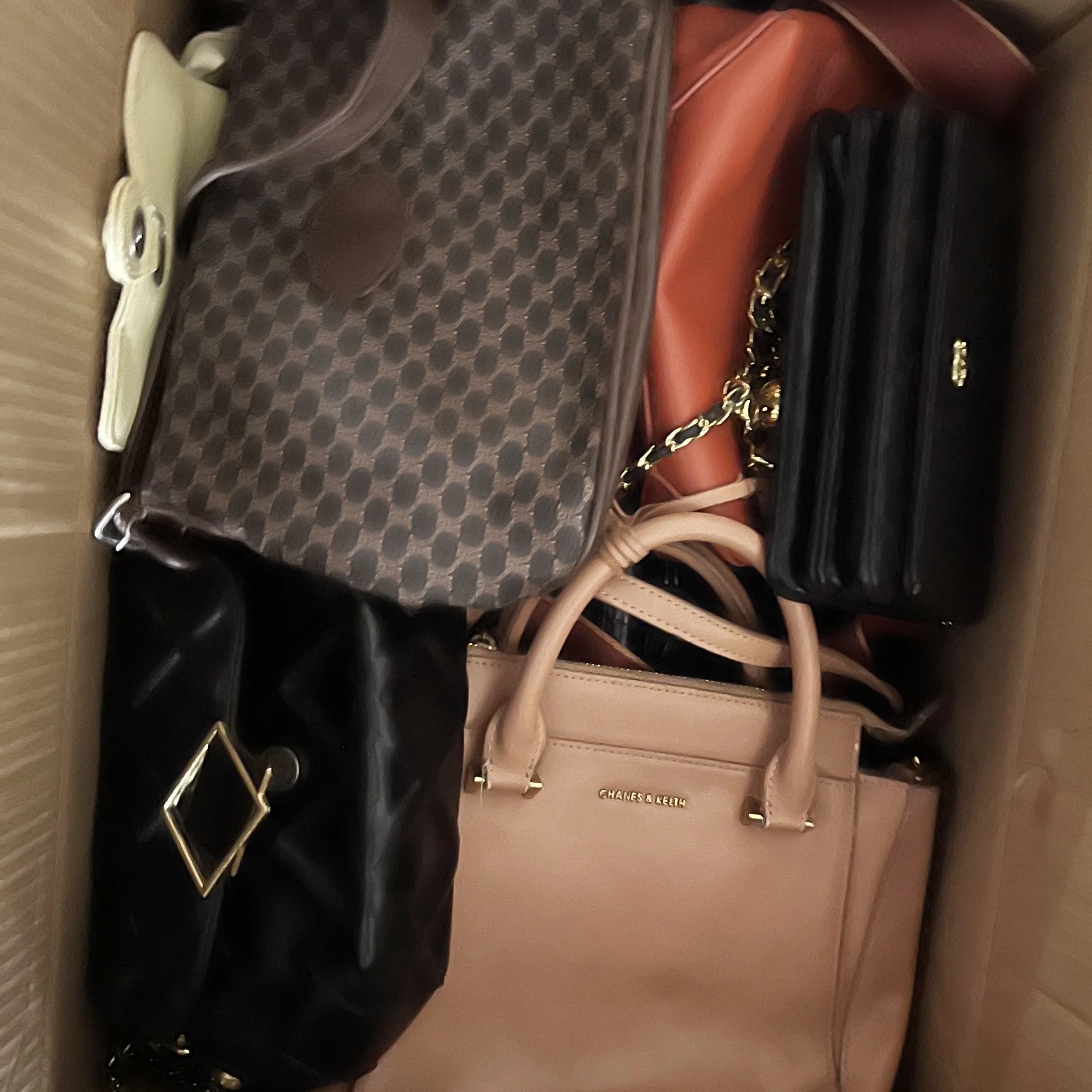 Used Code Vip Good Quality Lady Bags Wholesale Price Thrift Brand Bag Preloved Ukay Women Inspire Branded Bags Sell by Box