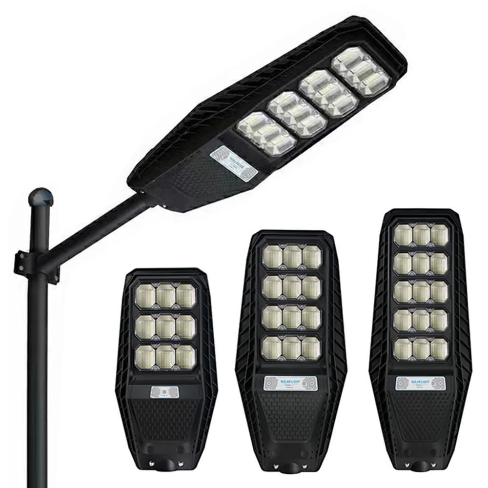 300w All In One Standalone Led Solar Powered Integrated Street Flood Wall Light Outdoor Waterproof High Quality