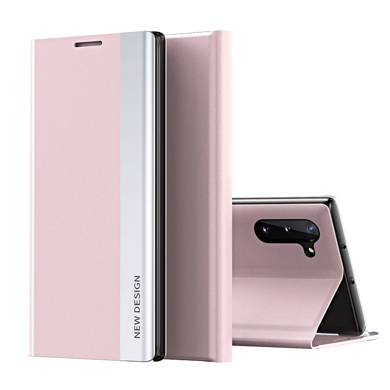 Smart View PU Leather Flip Cover Case Window Book Cover for Samsung Galaxy Note 8 9 20 10 Pro S10 S21 Ultra S20Plus S21 A22 5G