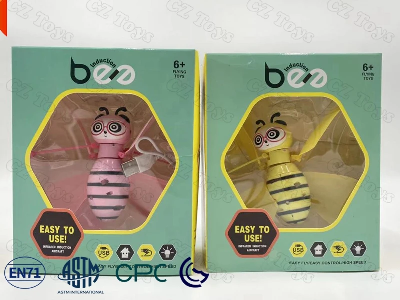 Оптовая продажа хорошее качество светящиеся игрушки детский летающий шар игрушечный светодиодный Электронный Детский Электрический самолет Индукционная светящаяся игрушка