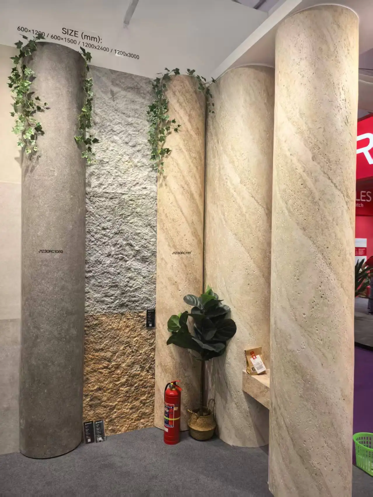 1200x3000mm Soft Stone Construction Modified Clay Material Veneer Tiles ...