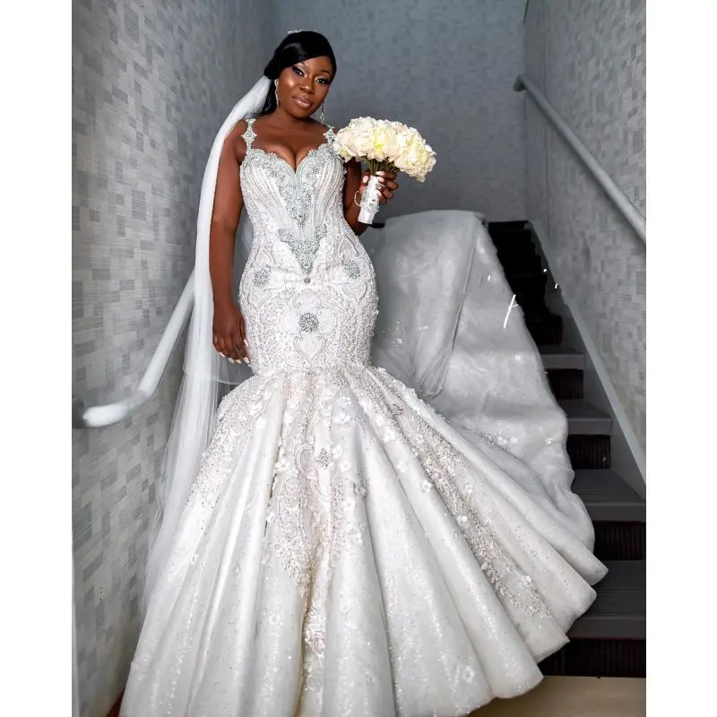 Luxury Crystals Beaded Wedding Gowns ...