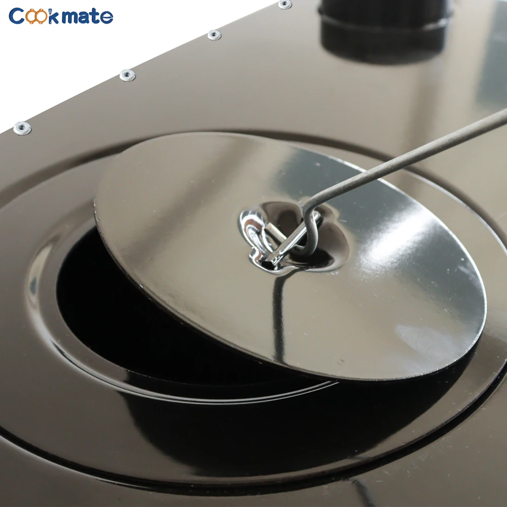 Cookmate Hot Selling Wood Burning Black High Heat Output And Efficiency High Temperature