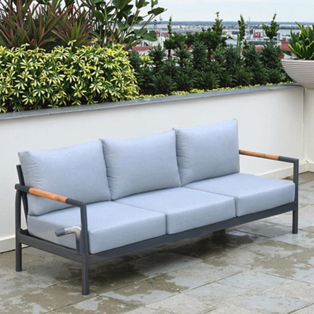 Outdoor Metal Material Sofa Set for Balcony Garden Living Room for Hotel  or Apartment for External Sessions Seating Groups