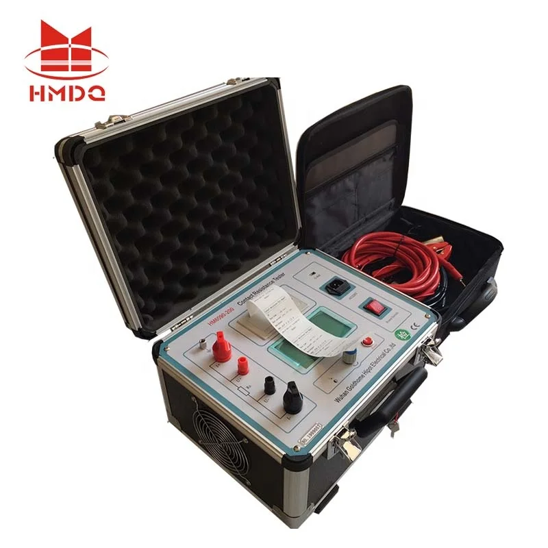 HM6090 200A High Voltage Switch Loop Resistance Tester Contact Resistance Measurement test Kit