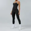 Black vest and black trousers