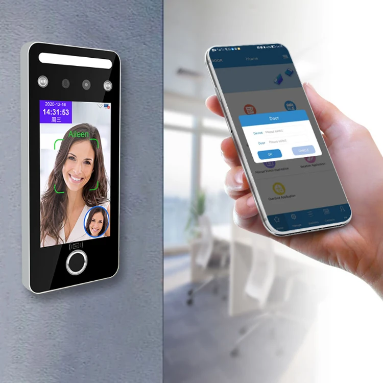 Multi User Biometric Face Recognition Card Reader Face Recognition Biometric Time Attendance Machine