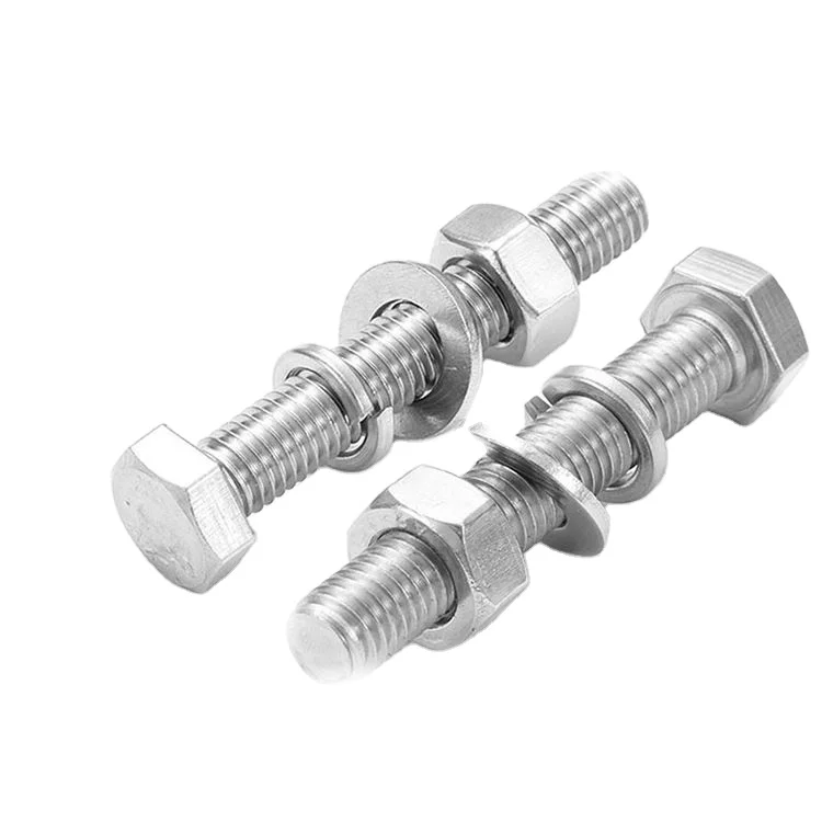 Stainless Steel Hex Bolt Nut And Washer Din933 Din931 Buy Hex Head Boltstainless Steel Hex 