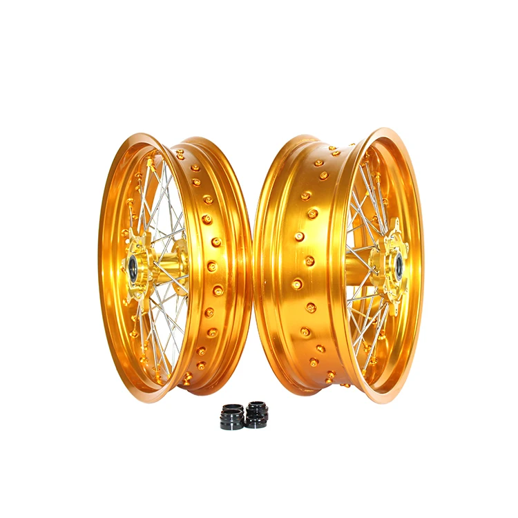 Спорт Мотоцикл из алюминиевого сплава 17 дюймов супермото колеса для yz250f yz125