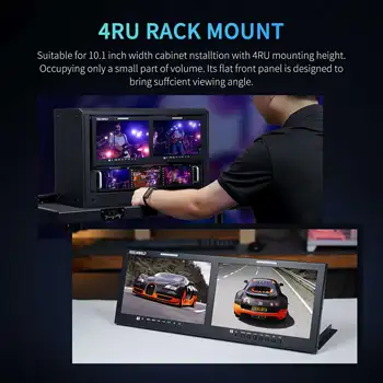 FEELWORLD Professional Video Rack Mount Monitor D101 PLUS, Multi-input 1920x1200, Factory Wholesale detail image