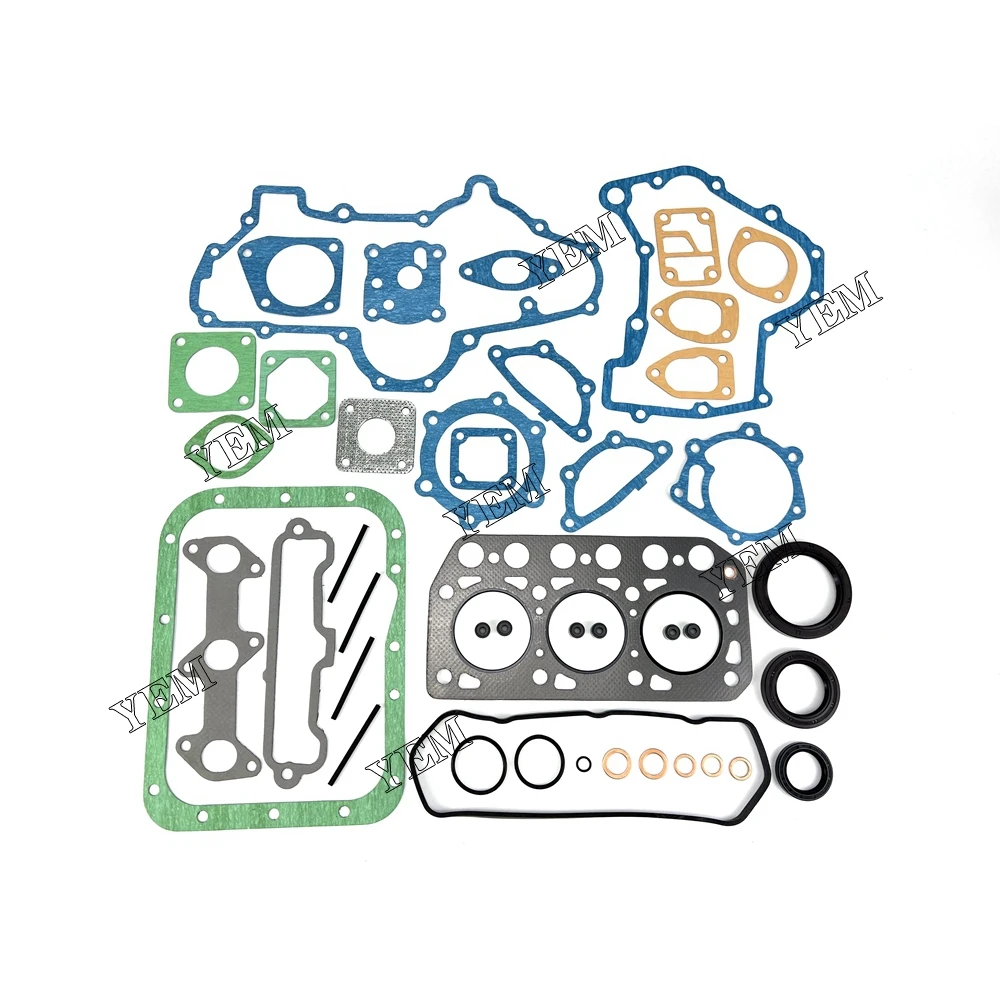 Full Gasket Kit With Head Gasket Fit for Mitsubishi K3C Agricultural Spare Parts