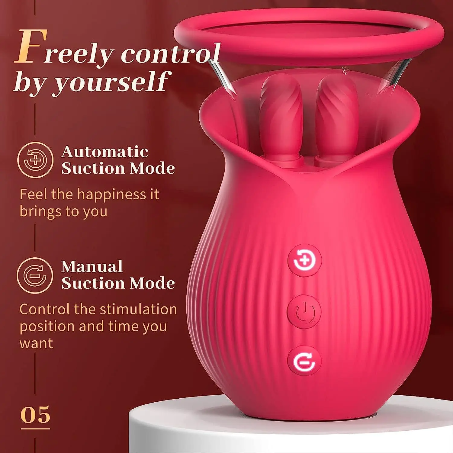 Powerful Vibrator Toy for Women Licking Sucking Vacuum Stimulator Oral  Nipple Clit Sucker Sex Toys Goods for Female Adults