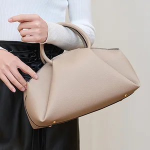 2026 Autumn Winter Retro Pu Shoulder Small Tote Bag Portable Large Capacity Simple Fashion PU Leather Luxury Handbags for Women