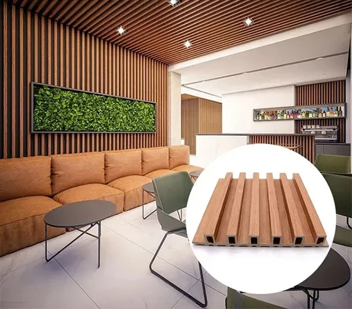 Decorative WPC 3D Fluted Wall Panel for Louver PVC Panel 160X24mm ...