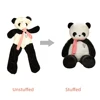 Display a guscio in pelle di panda