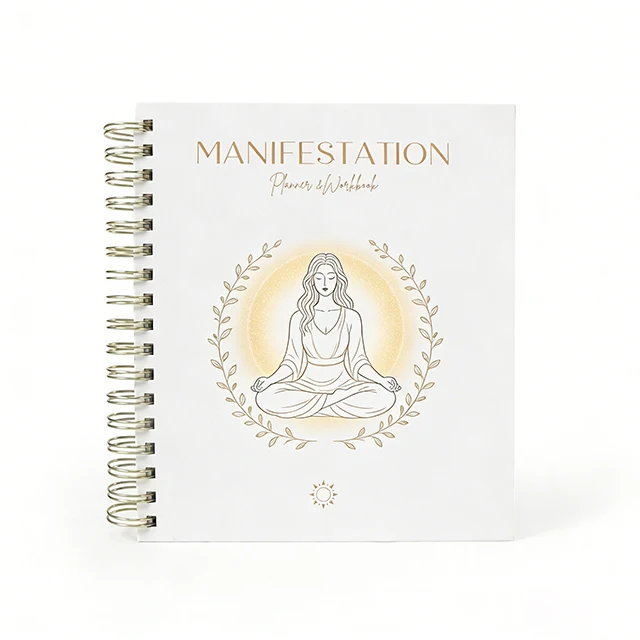 Custom Manifestation Spiral Prayer Notebook Mindfulness Affirmation Reflection Journal Self Care Mental Health Wellness Planner