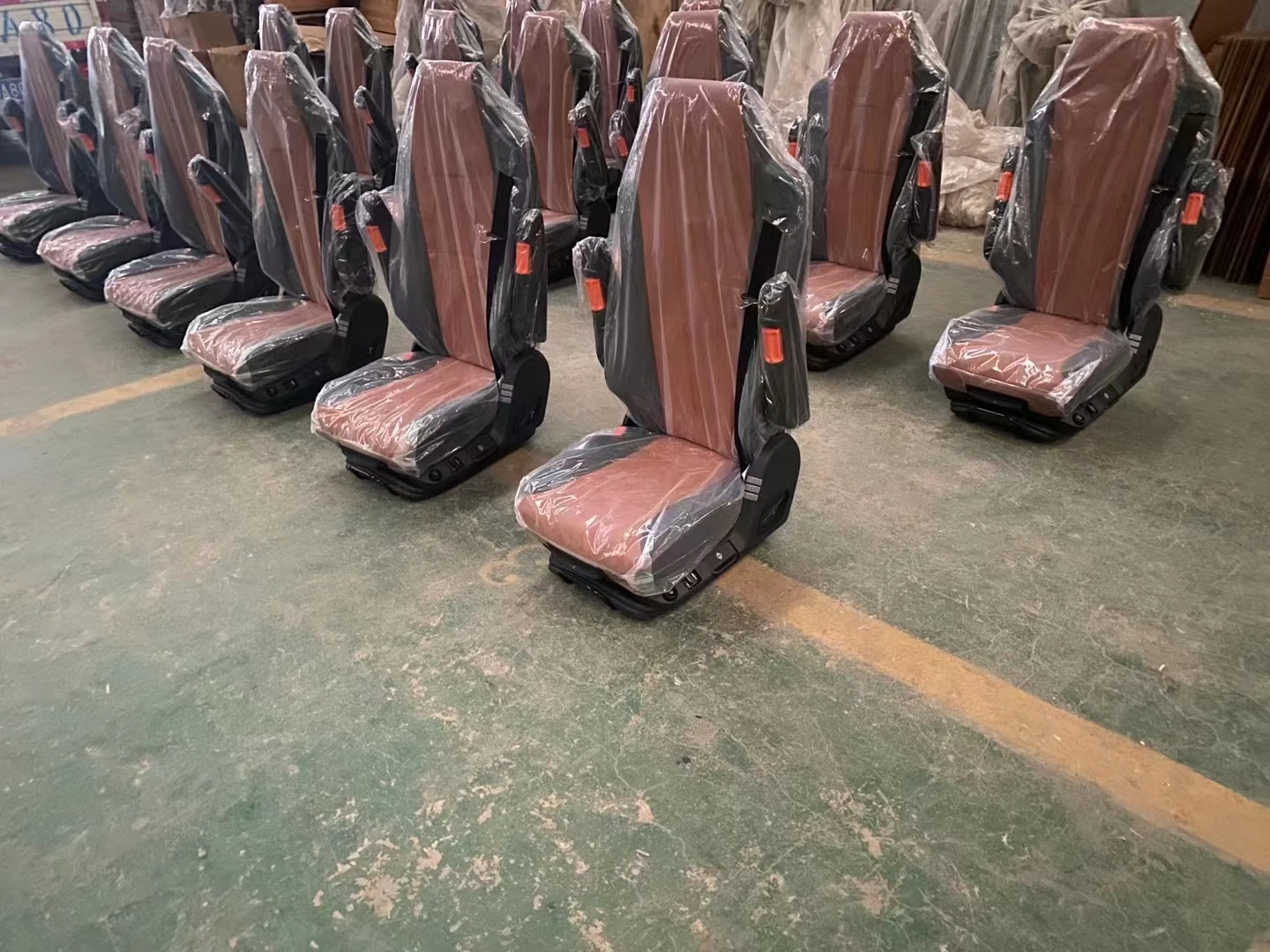 Comfortable Air Suspension Truck Driver Seat With Ventilation And