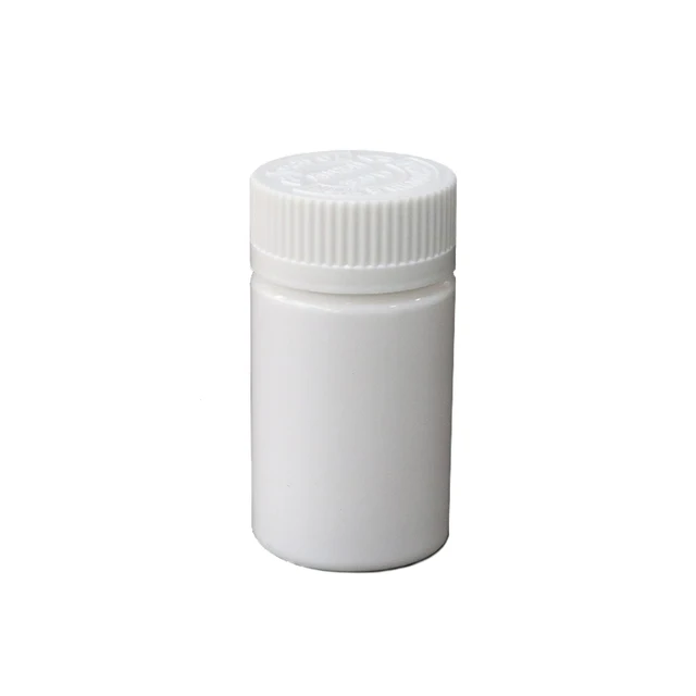 100ml 150ml 200ml 250ml PET Matte white Plastic Pill Packer Bottles gold silver screw Cap Screen Printing Sealed for Medicine