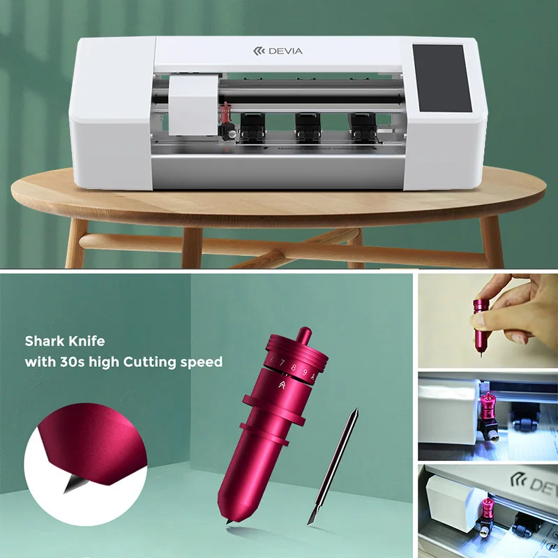 Devia Hydrogel Film Cutter Sticker Making Mobile Phone Skin Sticker Cutting Mobile Screen Protector Cutting Machine Laser