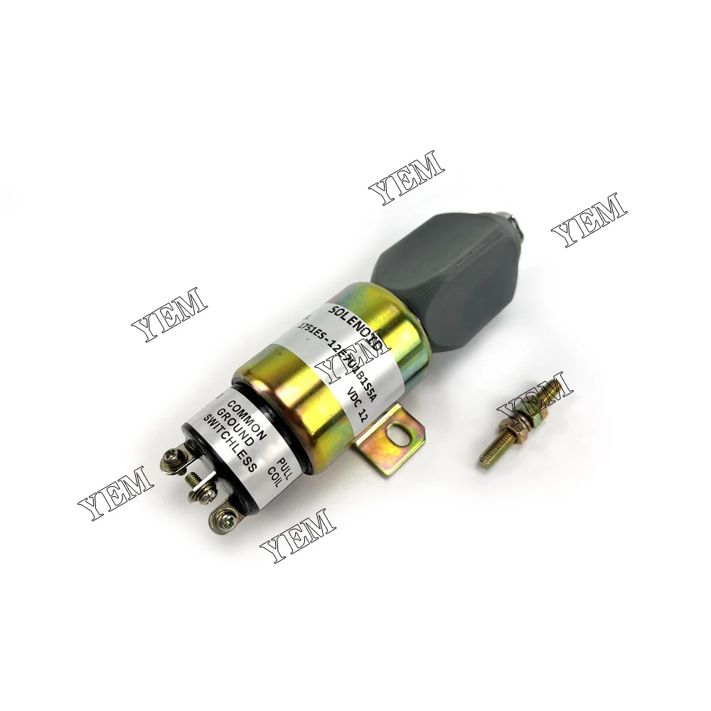Fuel Shut Off Stop Solenoid 1751ES-12E7U1B1S5A Fit for Caterpillar 3064 3066