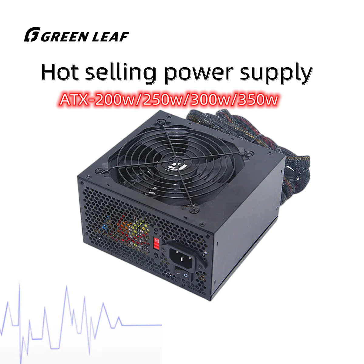 Green Leaf Factory Direct Selling Atx 12v 300w Black Paint Bench Pc