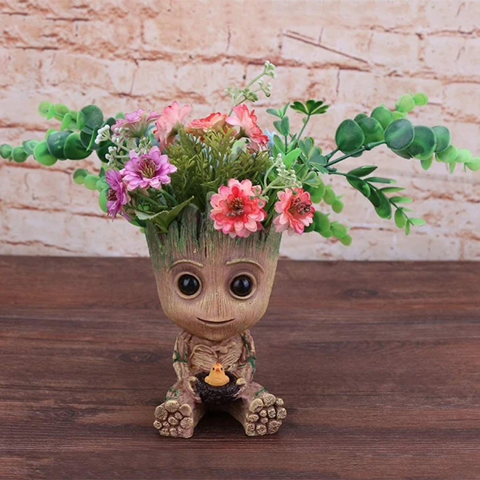 Innovative Action Resin Baby Groot Flower Pot - Blumentopf