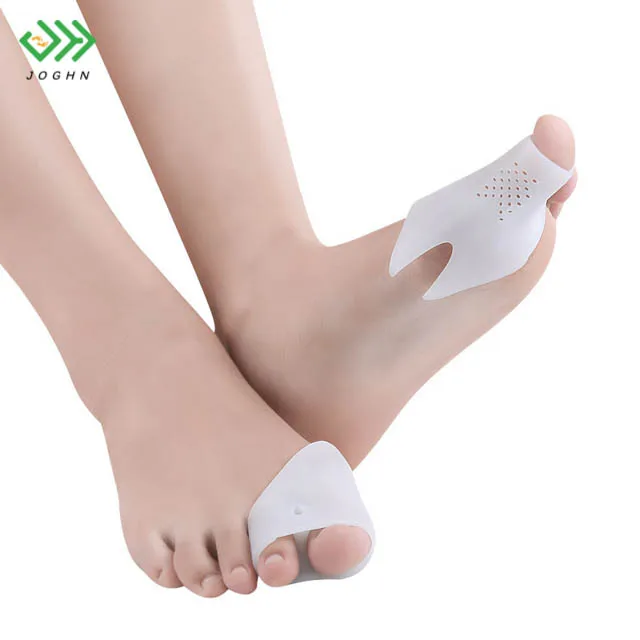 JOGHN Fabric Covered Separator Silicon Spacer Bunion Pain Relief Protector Pads Toe Fixator Hallux Valgus Top Popular Fashion