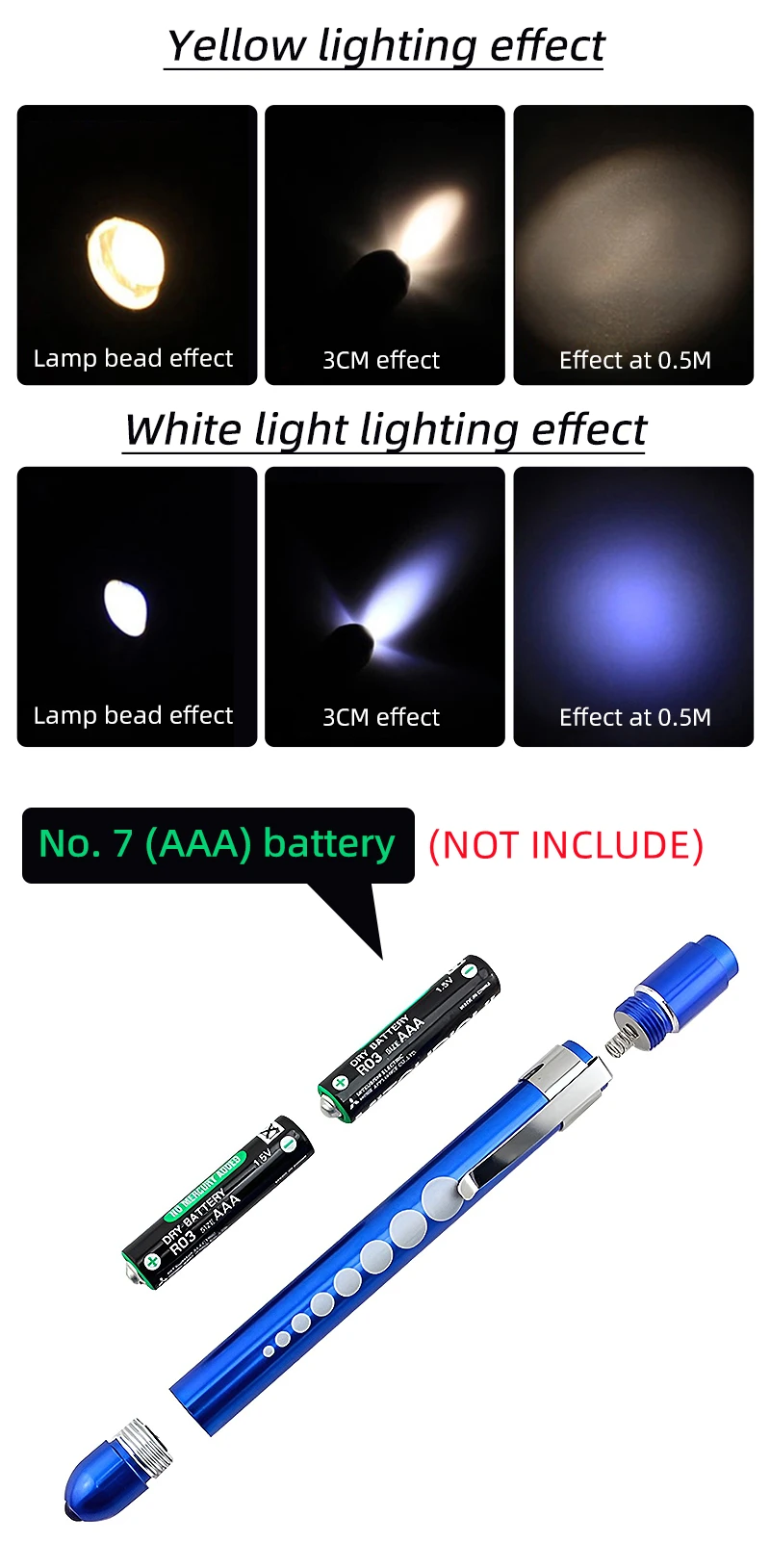 Nursing Doctor Torch Customized Led Medical Penlight Pen Flashlight Pen